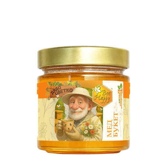Дядо Цветко - пчелен мед букет
