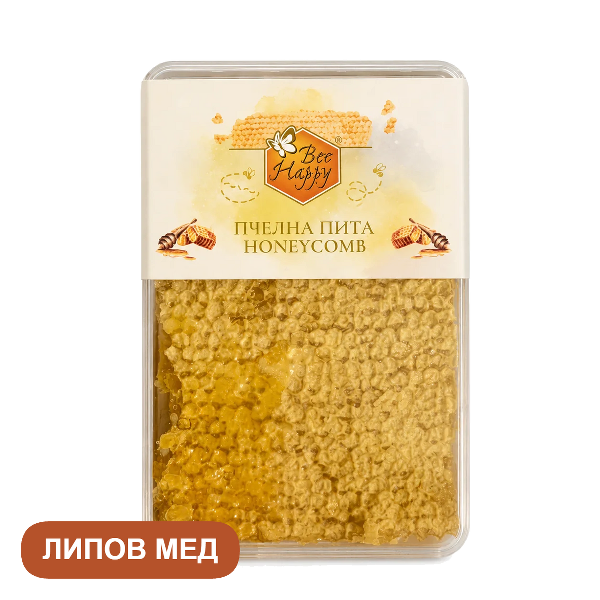 Липова пчелна пита 300 гр.